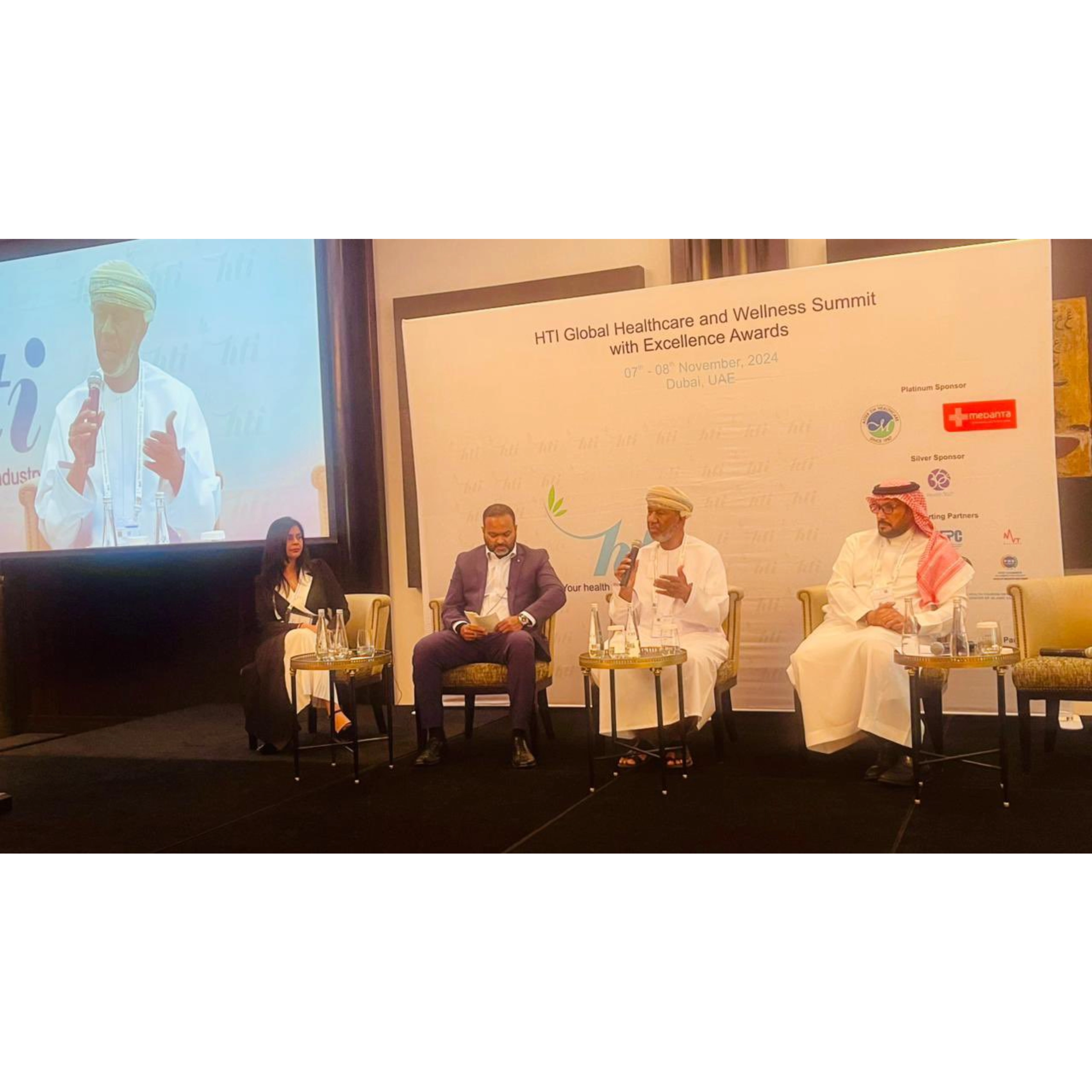 Dr. Waleed Al Zadjali honored at the HTI Global Healthcare & Wellness Summit